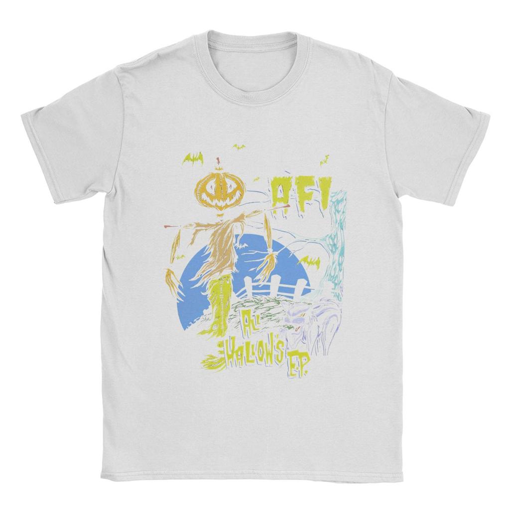 Men T-Shirts Afi Band Amazing 100% Cotton Tee Shirt Short Sleeve T Shirt Round Collar Clothing Graphic