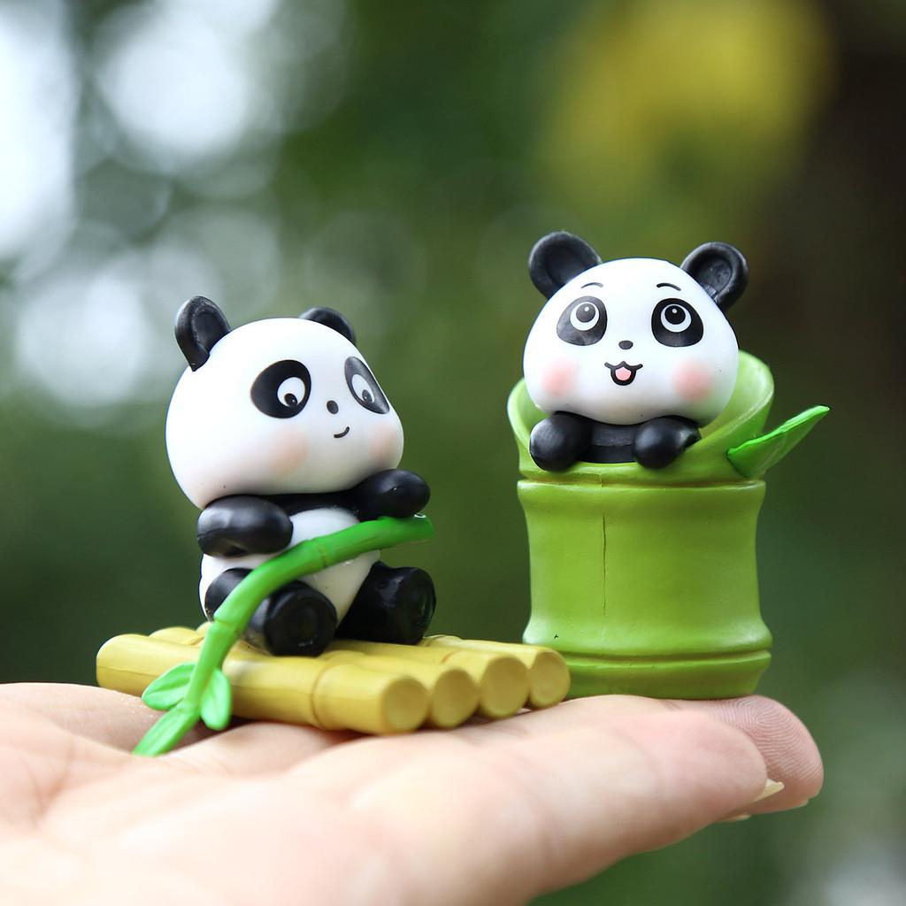 Panda Figure Collectible Pvc Toy With Sensory Development For Kids And Adults