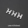 Alloy DIY English Letter & Number Necklace Pendant - Creative Jewelry & Handmade Accessories.