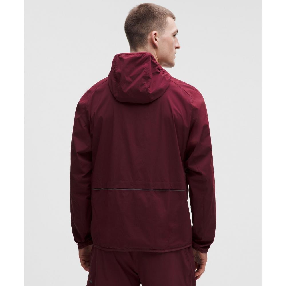 Lululemon Fast And Free Packable Jacket Burgundy Bay