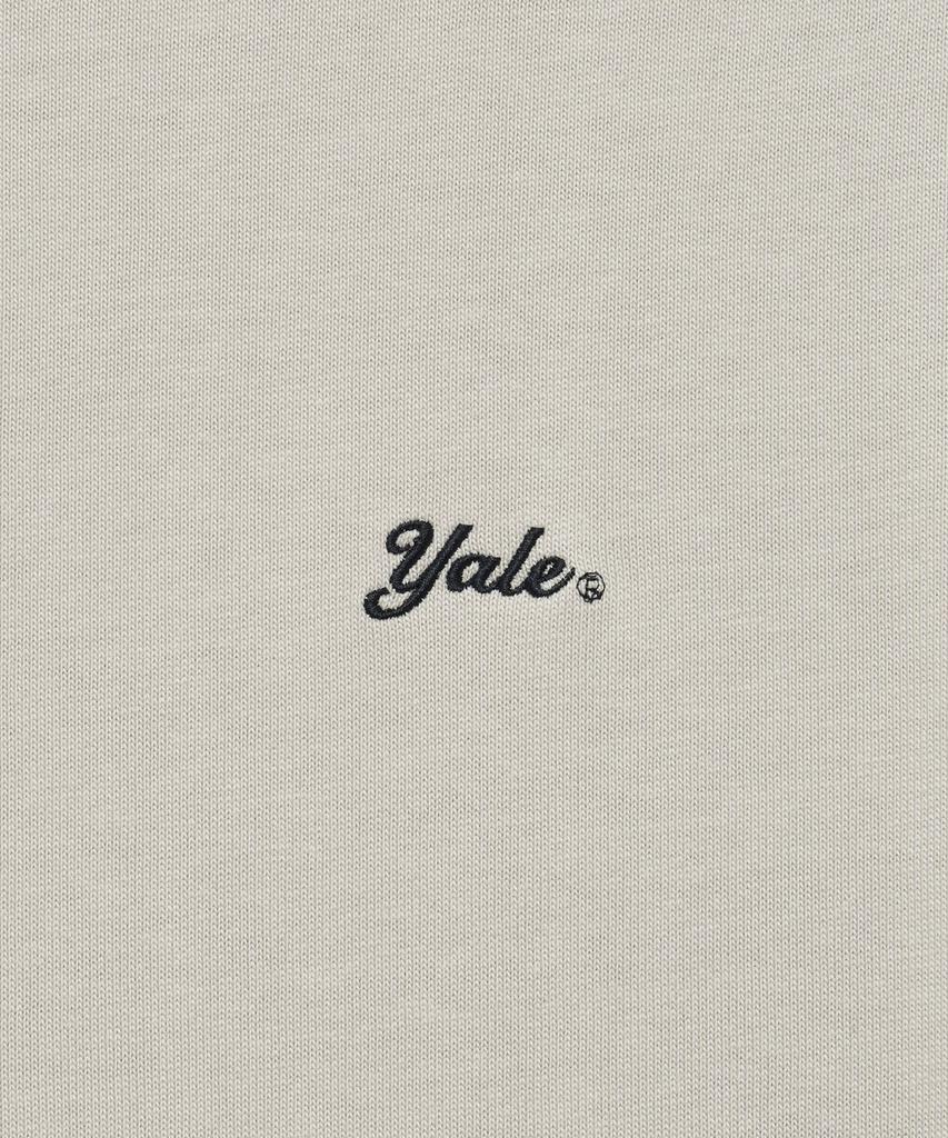 YALE [2Pack] Heavyweight Snell Logo Short Sleeve T-Shirt_White/Warm Gray