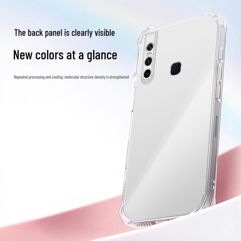 Kompatibel mit vivo S1/S1 Pro Transparente Handyhülle - Anti-Drop TPU, Luftpolster-Ecken, Vollständige Abdeckung, Hochwertiges Minimalistisches Design.