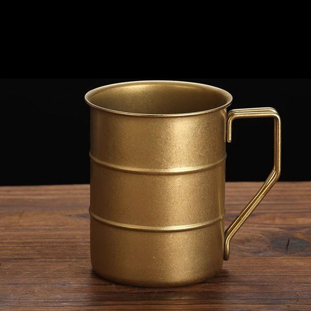 380/500ml Water Cup Stainless Steel Coffee Cup New Beer Mug  for Outdoor Camping Picnic