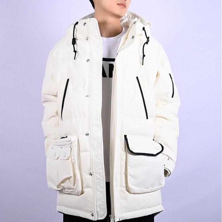 Converse Down Jacket Winter Men's Milk White 10019988-A02