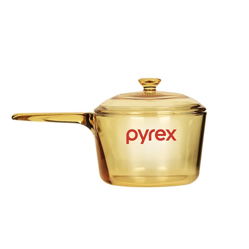 Стеклянная кастрюля PYREX Corning Belle 1,5 л с ручкой, термостойкая