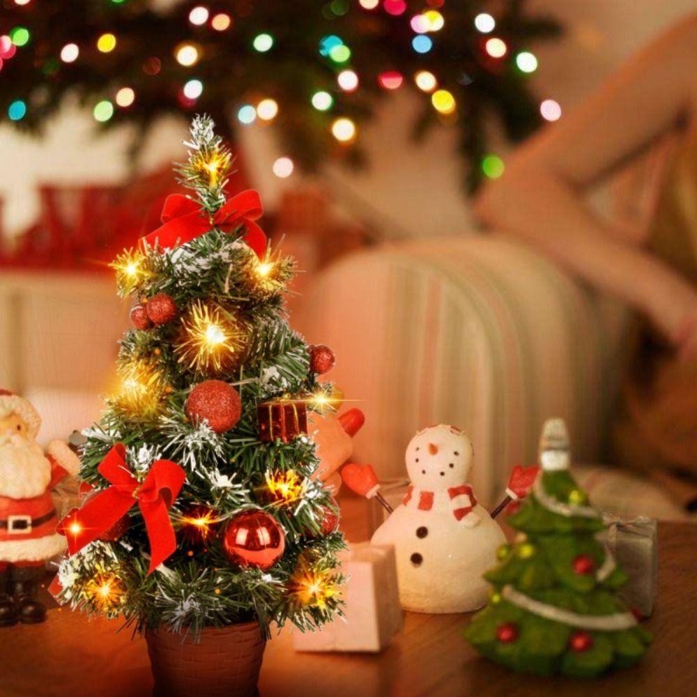 Indoor Pine Tree Xmas Tree For Home New Year Gift Christmas Tree Christmas Decoration Nightlight