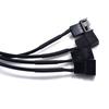 Copper Dc 5521 To 4Pin Pwm 4 Way Computer Pc Fan Power Adapter Cable 12V