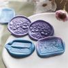 Umbrella Fish Flower Heart Pattern Seal Stamp for Journal Craft Embellishment Irregular Seal Stamp Head