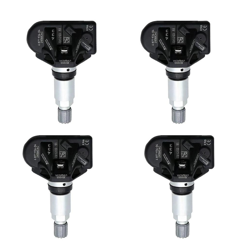 4 PCS Tire Pressure Monitor Sensor 6877937 6877936 433MHz For BMW 3-Series G20 -2025 BMW 5-Series G30 2017-