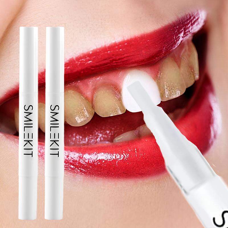 2/1pcs*2ml Whitening Toothbrush Pen Instant Use No-Brush Teeth Cleaning Pen