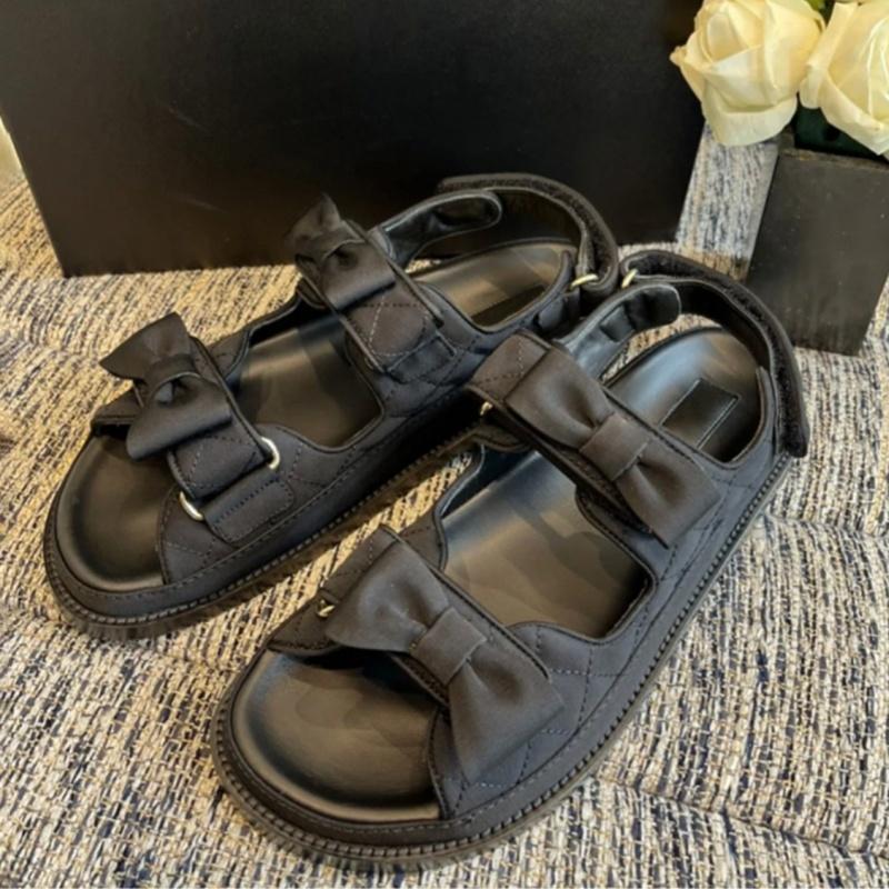 Fashion 2025 New Summer Fashion Butterfly-knot Peep Toe Heeled Sandals Velcro strap Women Sandals Temperament Lovely Sandals