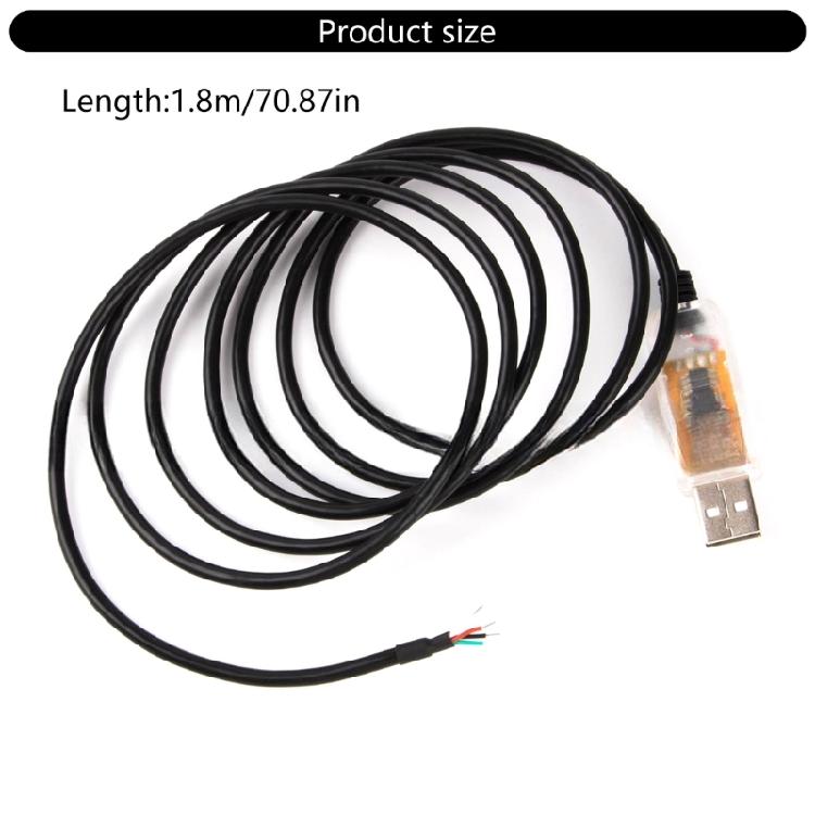 USB to RS485 Serial Cable Replacement 4P  Chipset Data Adapter Converter Cable for PC Desktop Accessories