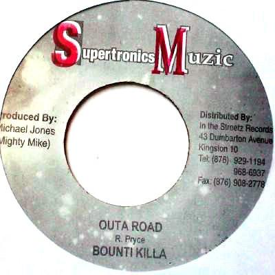 

7inch Record BOUNTY KILLER - Outa Road NONE Supertronics Mu 2006 Jamaica Reggae, Ska & Dub Used