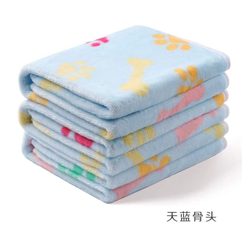 Pet Blanket Soft Coral Fleece Dog Bed Mat Warm Cozy Small Medium Large Dogs Cats Indoor Use