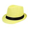Frühling Sommer Eltern Kind Leinen Stroh Atmungsaktive Kappe Herren Reise Sonnenschutz Band Dekoration Sonnenschutz Jazz Hut Sonnenhut F58