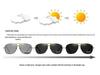 Men's Day & Night Anti-Glare Color-Changing Polarized Sunglasses for Fishing & Driving