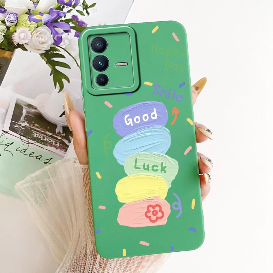 For Vivo V23 Pro Case V2132 Cute Rabbit Cartoon Cover Shockproof Soft TPU Phone Case For Vivo V23e V 23 VivoV23 Pro Fundas Coque