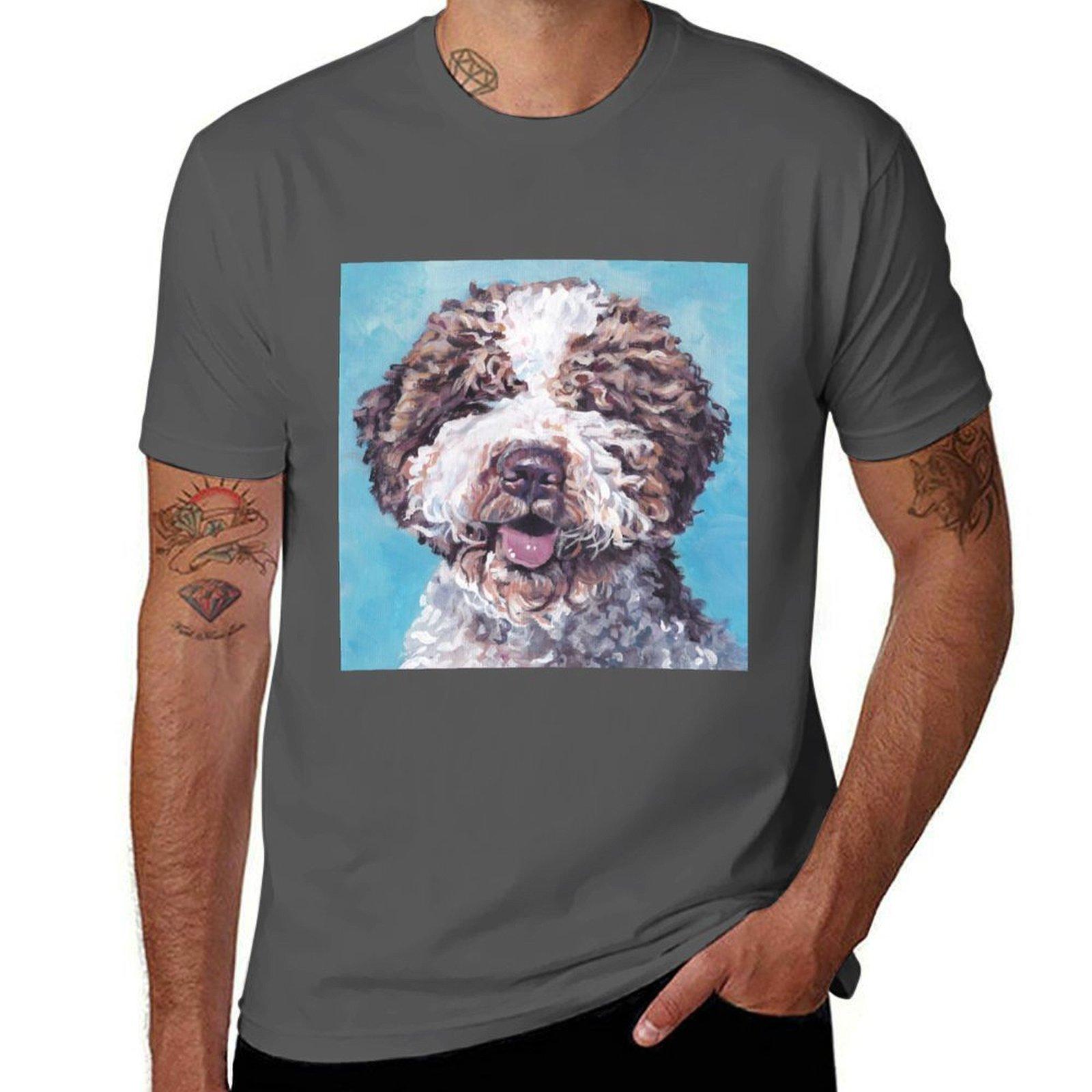 

Lagotto Romagnolo Fine Art Painting T-Shirt t shirt man plain funny t shirts dark humor t shirts designer T-Shirt 4XL