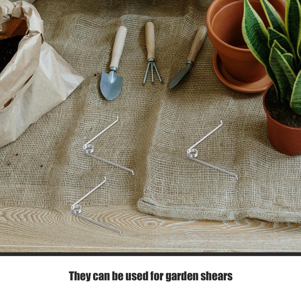 10Pcs Pruner Spring Replacement Stainless Steel Strong Flexible Replacement Springs for Garden Pruning Shears Spring