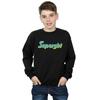 DC Comics Jungen Supergirl Text Logo Sweatshirt