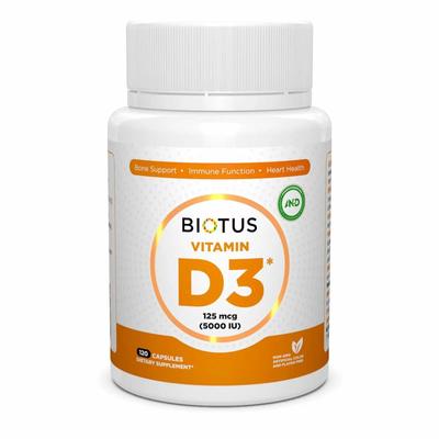 Biotus- Vitamina D3, 5000 MO