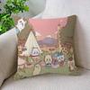 Cute Cartoon C-Chiikawas Pillow Cushion Cover Pillowcase Living Room Sofa Home Decor