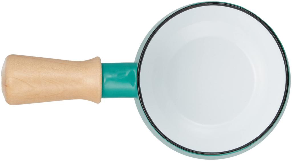 Pearl Metal Milk Pan, 10cm, Enamel, Blue, Petit, HB-5067