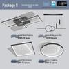 Smart Ceiling Light Package for Living Room - Compatible with Mijia Xiaoai Control