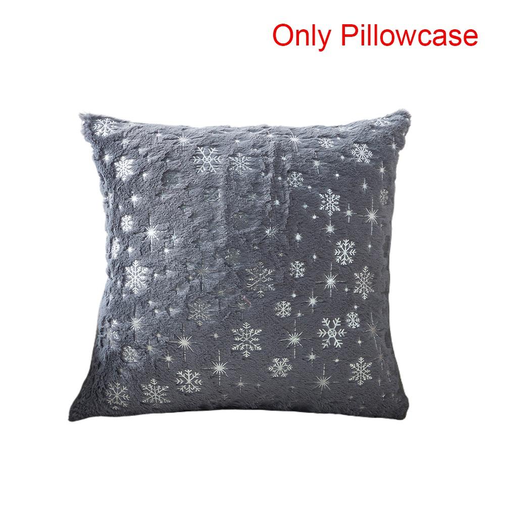 Christmas Day Pillowcase Pillow core protection Short Cushion Slipcover Removable Pillow Case Protector Holiday Supplies
