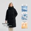 BINJORA Women's Long Hooded 95% Duck Down Puffer Jacket