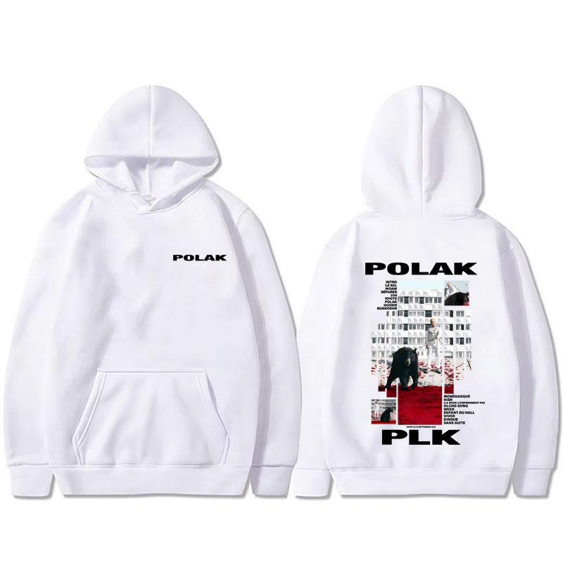 Rapper Plk Polak Graphic Hoodie Man Vintage Casual Oversized Pullover Men's Women's Hip Hop Fashion Pop Music Hooded Sweatshirt