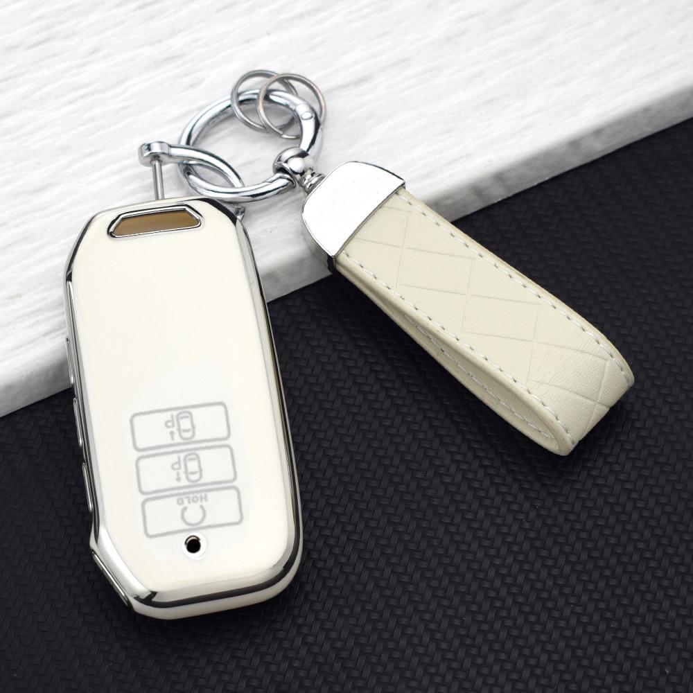 7 Buttons Tpu Car Key Case Cover For Kia Sportage Niro Hybrid Sorento Mq4 Ev6 Gt-Line K8 V6