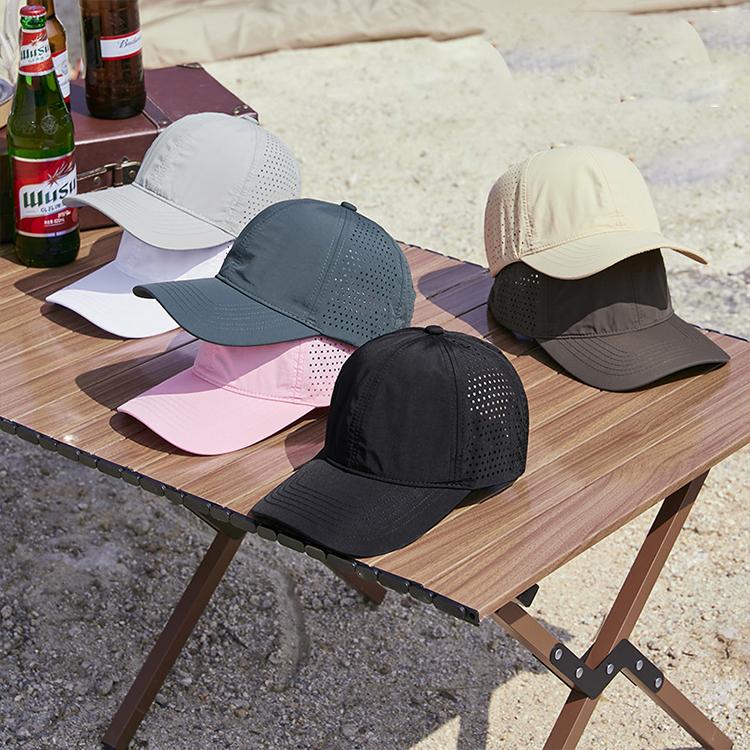 Women's & Men's Spring Summer UV Protection Baseball Cap Quick Drying Waterproof Duck Tongue Net Hat Breathable Nylon Material