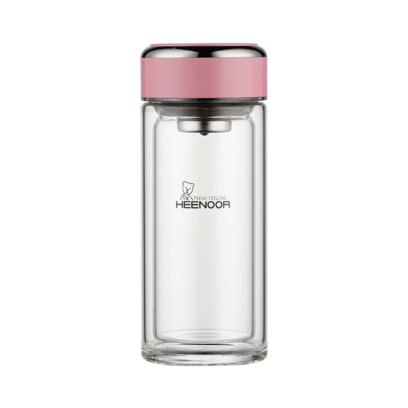 

Shinon Double-Layer Glass Tea Infuser Cup