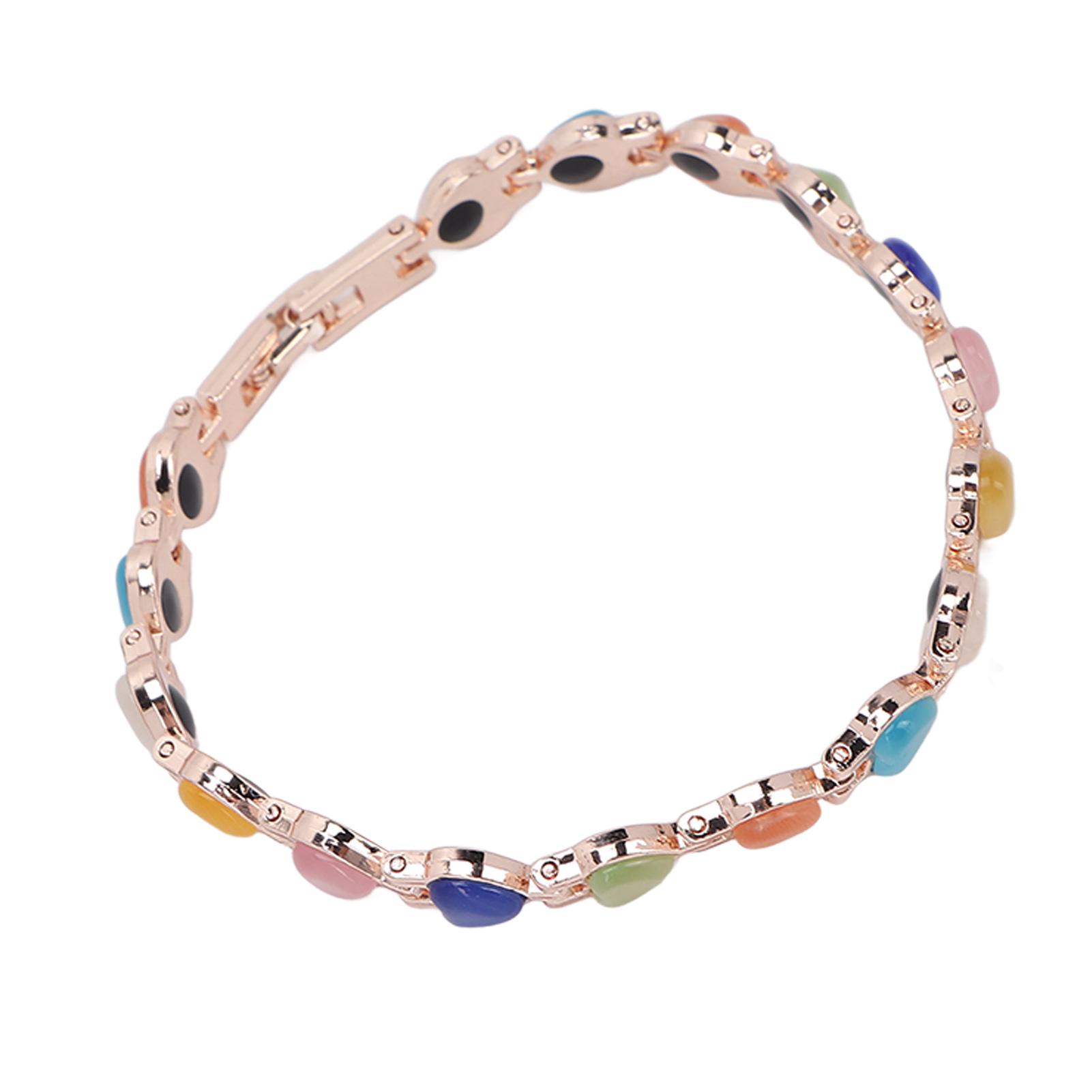 

Титановый стальной магнитный браслет женский модный изысканный магнитный терапевтический браслет подарок для разноцветный