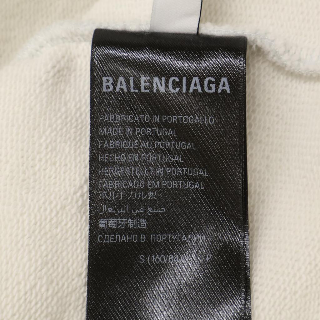 BALENCIAGA [Domestically Licensed/Made in 2011] 744457 700/480 LIMITED EDITION Archive Medium Fit Zip-up Hoodie tops S off whiteUsed