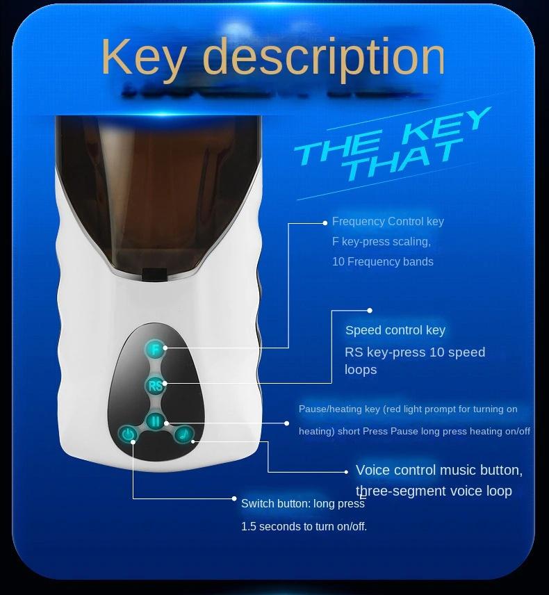 Männlich Smart Heizung Masturbator Tasse 10 Teleskop Saugen Modi Vagina Stimme Interaktion Maschine Orgasmus Sex Spielzeug für Männer Store 18