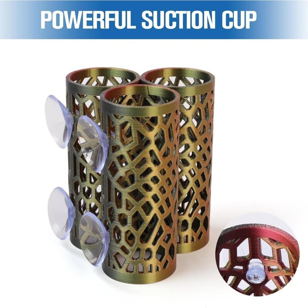 Shelter Function 3-in-1 Betta Fish Tunnel Betta Hammock Shrimp Hiding Holes  Aquarium Decorations