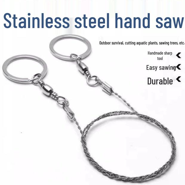 Newbie Deal: Steel Wire Rope Hand Saw - Outdoor Survival Equipment