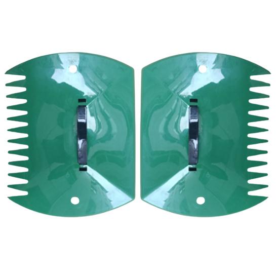2Pcs Leaf Rake Scoops Convenient Leaf Clip Efficient Leaf Collector Grabs Tools for Outdoor Home Garden