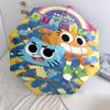 Gumball Darwin Adventure Automatic Umbrella - Suitable Travel Outdoor Portable Umbrella Birthday Gift Daily Essentials