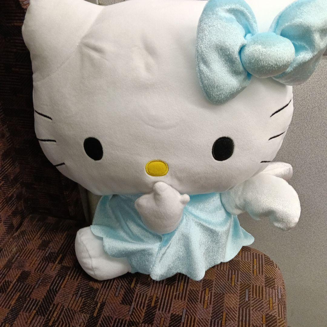 Hello Kitty stuffed toy light blue angel