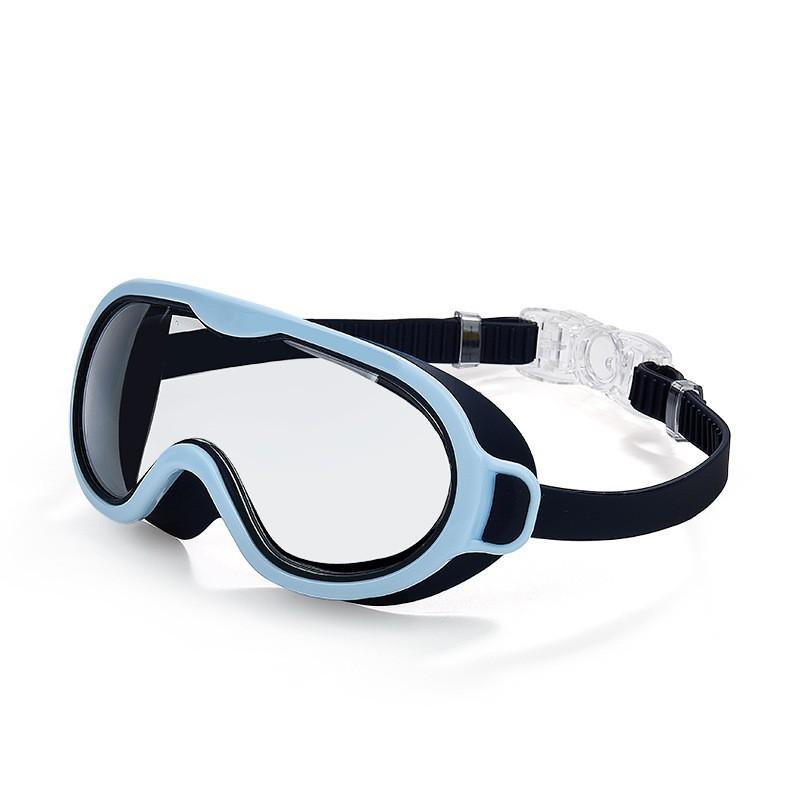 Cross-border Swimming Goggles Children s Waterproof Anti-fog Racing Professional Glasses HD Large-frame Eye Protection