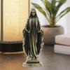 Mother Mary Figurine Blessed Statue Car Dashboard Decoration Ornament for Home
