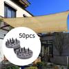 50Pcs Butterfly Clips Garden Shade Net Clip Cloth for Camping Tent Shelters Fixing