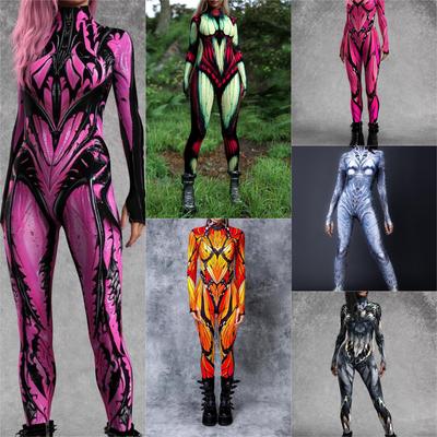 Unisex Cyber Punk 3D Ψηφιακή Εκτύπωση Αποκριάτικο Πάρτι Ρόλων Στολή Γυναικεία Ανδρική Στολή Cosplay Καρναβαλική Φόρμα