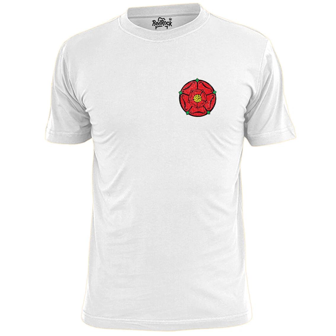 Mens Lancashire County Shield Badge T shirt Cricket Sport S