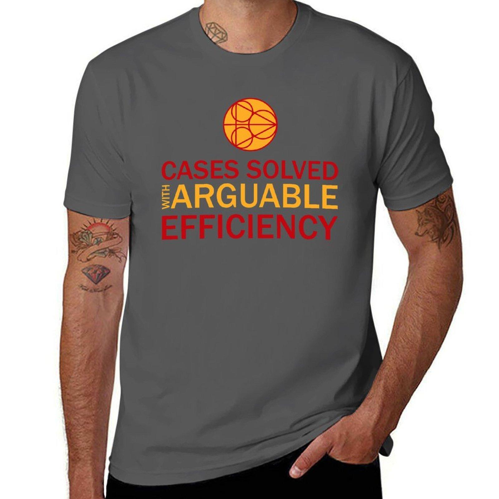 

Cases Solved with Arguable Efficiency - Dirk Gently T-Shirt man tshirt t shirts cotton 100% printed t shirts for man T-Shirt 4XL