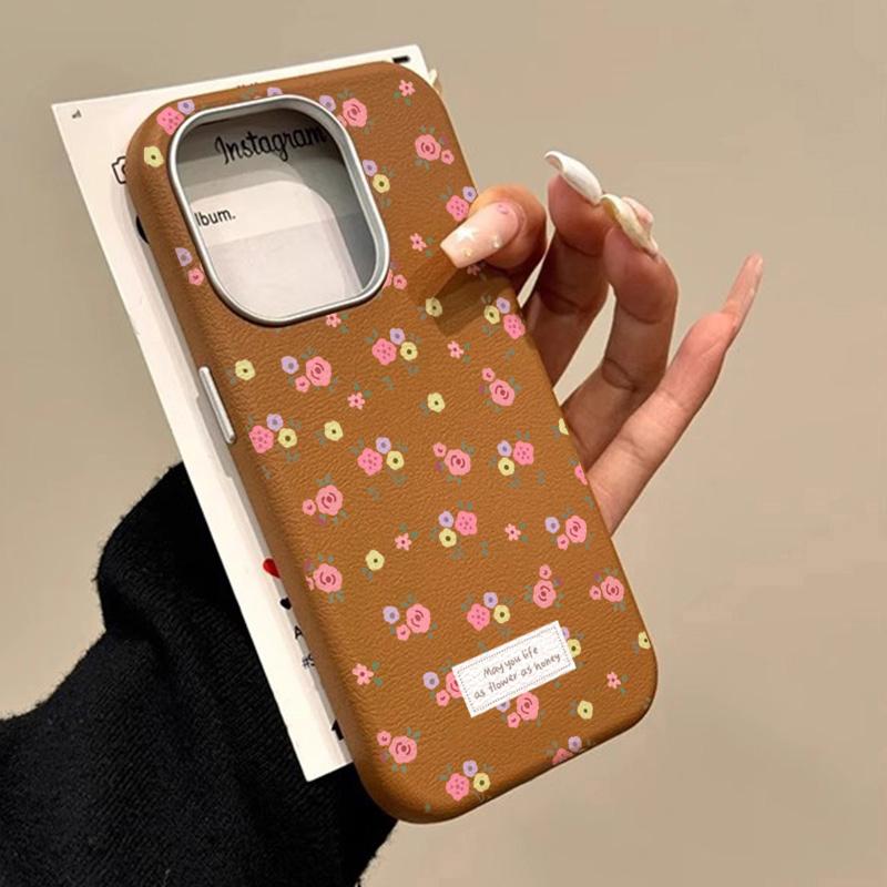 

Elegant Spring Faux Leather Phone Case for Xiaomi Redmi Note 14 Pro Plus 5G 13 12 11 10 14C 13C 12C Shockproof Soft Candy Cover Redmi Note 14 Pro 5G (Global)