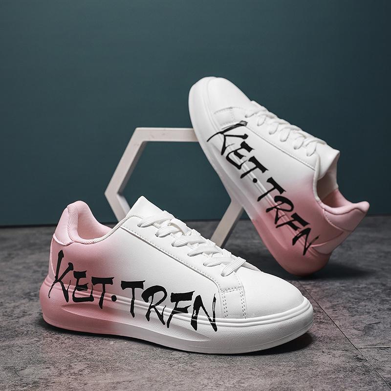 Autumn Trendy Unisex Casual Sneakers Low Top Lace-up Skateboard Shoes Men Comfort Platform Men's Designer Sneakers Hip Hop Shoes